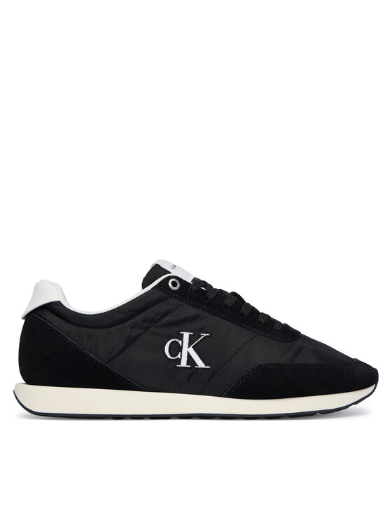 Calvin Klein Jeans Sneakersy Retro Runner Ess Mix Mat YM0YM01361 Czarny