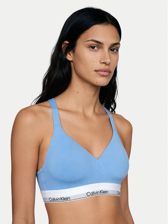 Calvin Klein Underwear Biustonosz braletka LV00QF8500 Niebieski