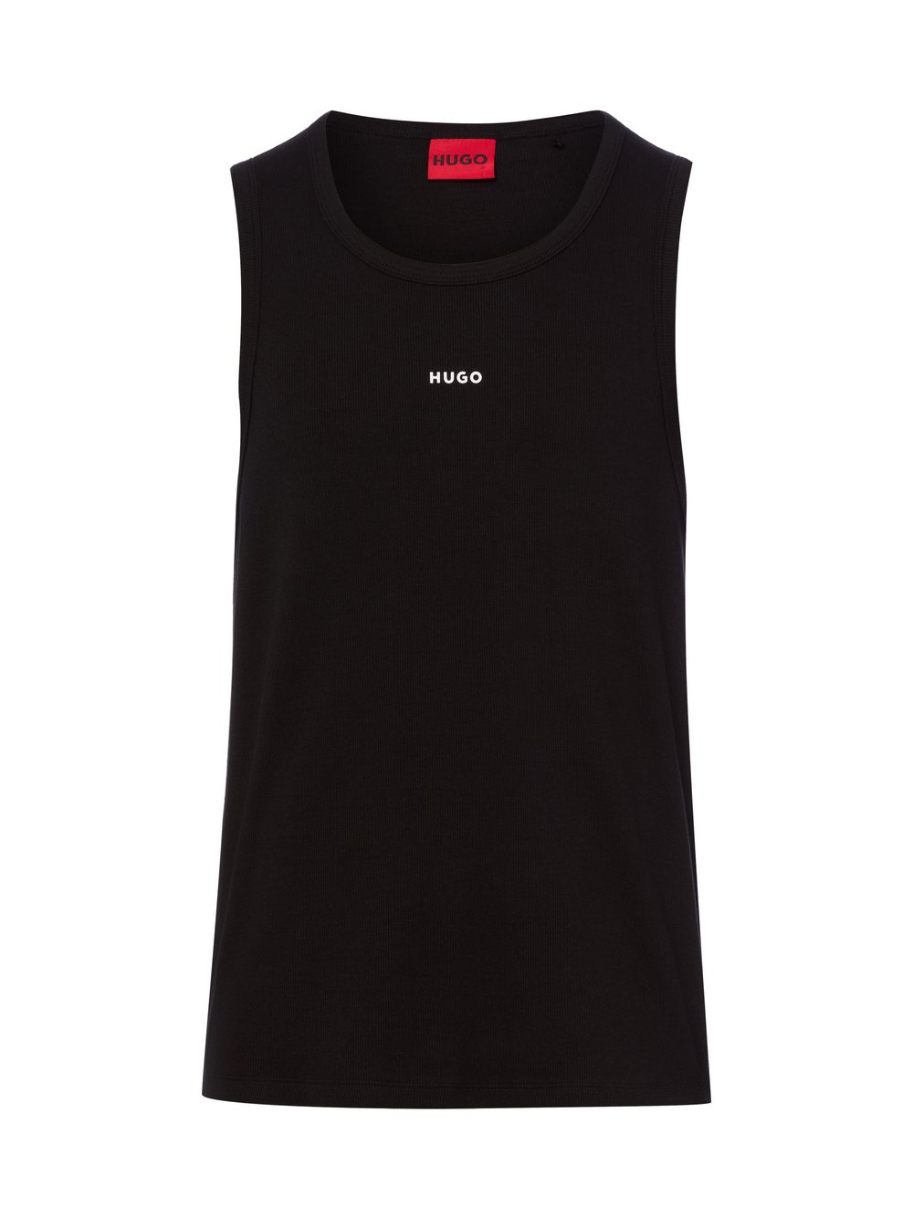 HUGO Tank top męski Mężczyźni Bawełna czarny, XL