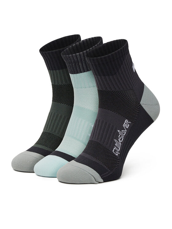 Quiksilver Skarpety długie AS_QUIKSILVER_103Z_SS25 (3-PACK) Zielony