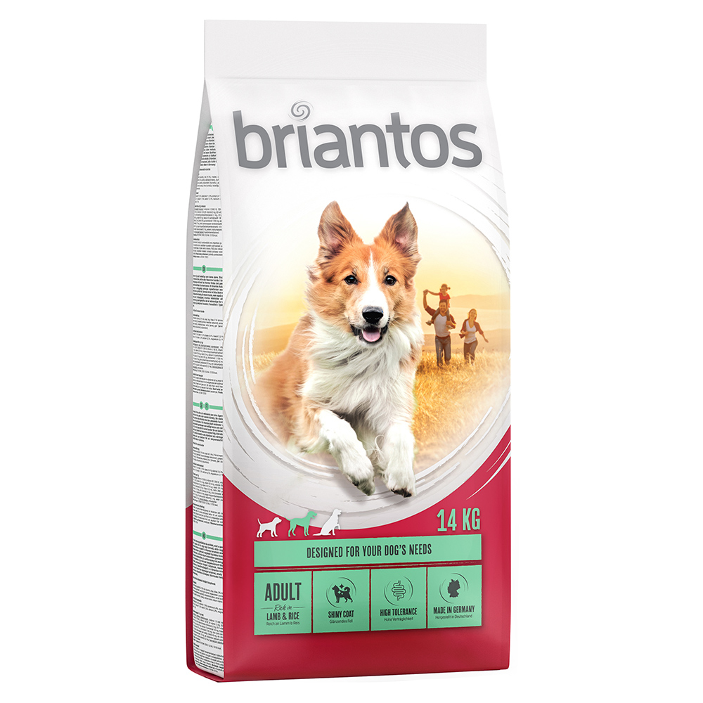 Briantos Adult, jagnięcina i ryż - 2 x 14 kg