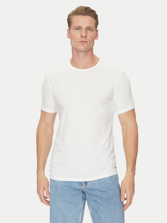 Calvin Klein Underwear Komplet t-shirtów LV00NB4185 Biały Regular Fit