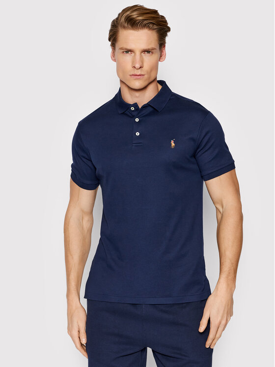 Polo Ralph Lauren Polo 710685514003 Granatowy Slim Fit