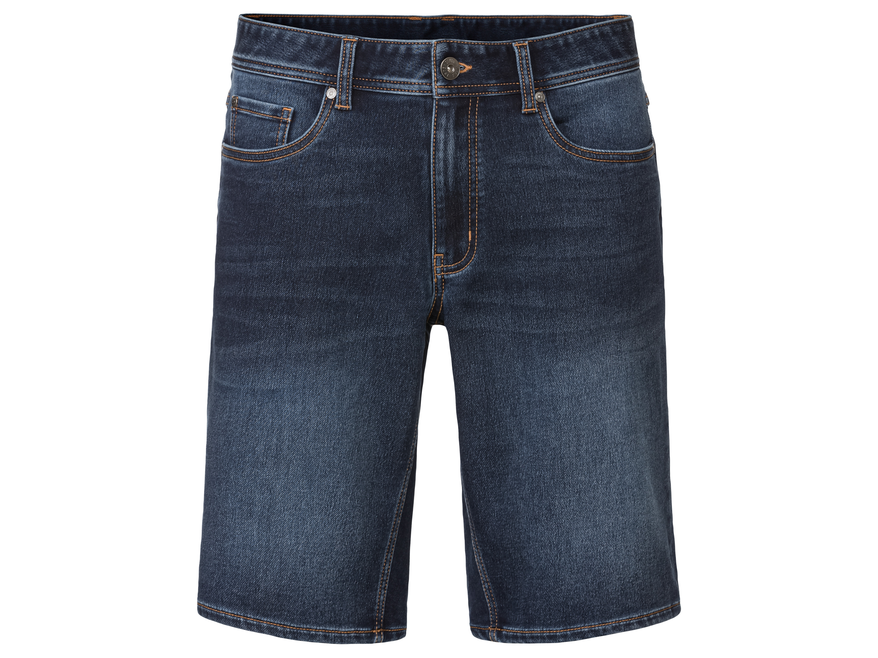 LIVERGY® Bermudy męskie z jeansu dresowego (50, Ciemnoniebieski)