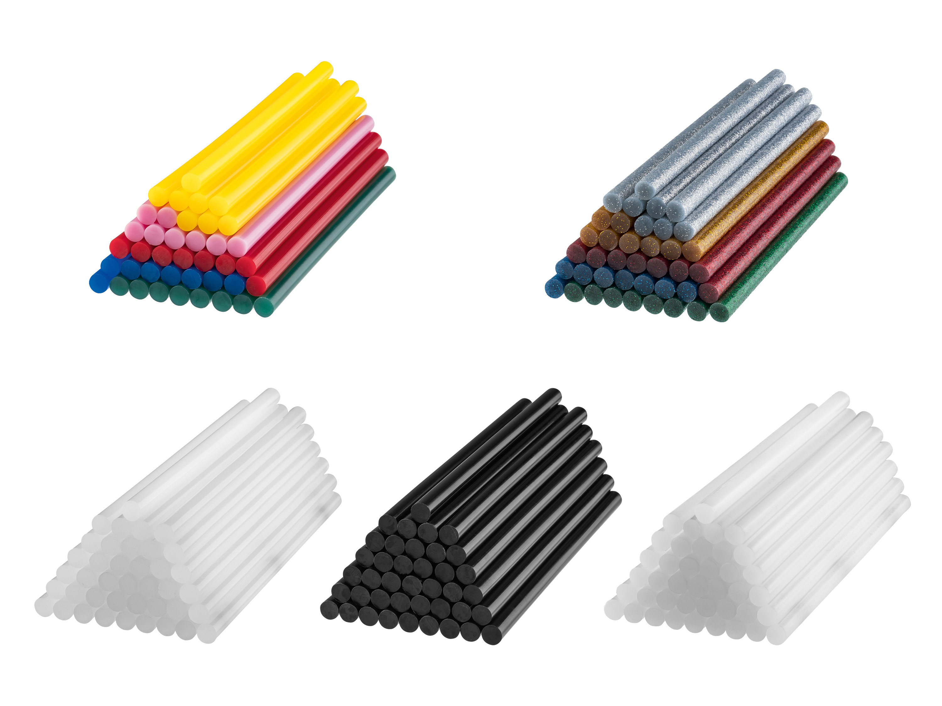 PARKSIDE® Laski kleju niskotemperaturowe, 40 sztuk, Ø 7 mm