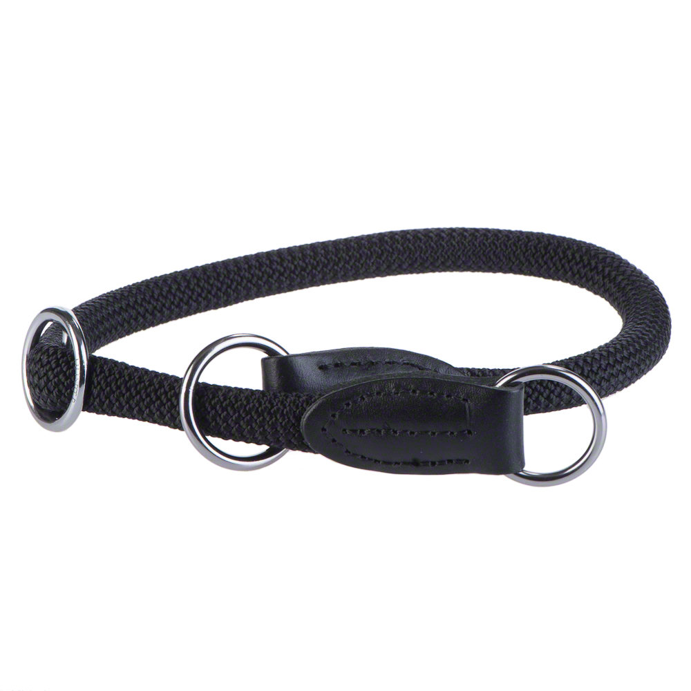 Obroża zaciskowa do tresury HUNTER Freestyle, czarna  - Obwód szyi: max. 55 cm, Ø 10 mm