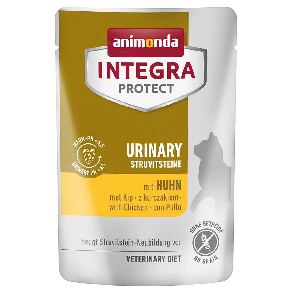 animonda Integra Protect Adult Urinary, kamienie nerkowe, 24 x 85 g - Kurczak