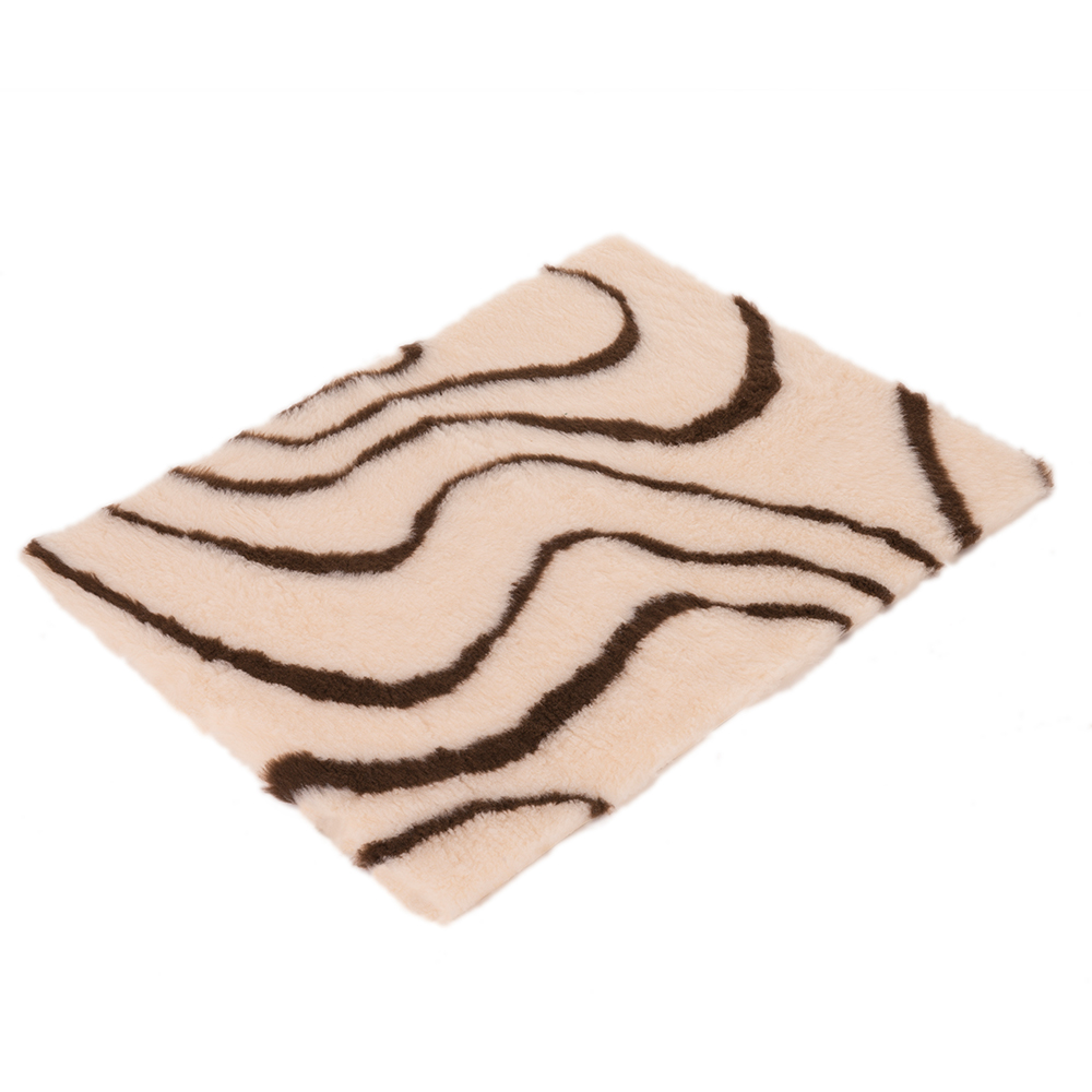 Vetbed® Isobed SL Wave koc, kremowo-brązowy - Dł. z szer.: 150  x 100 cm