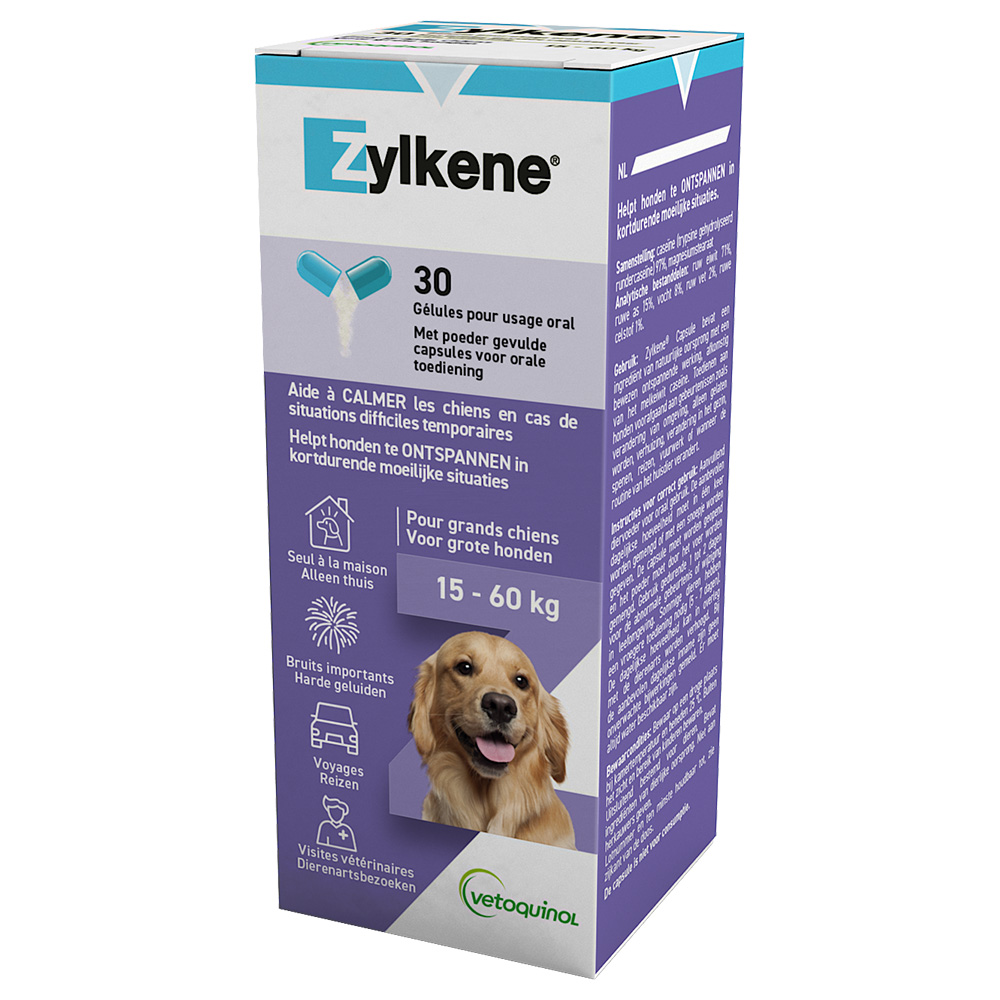 Zylkene Kapsułki 450mg dla dużych psów 30kg+ - 30 kapsułek