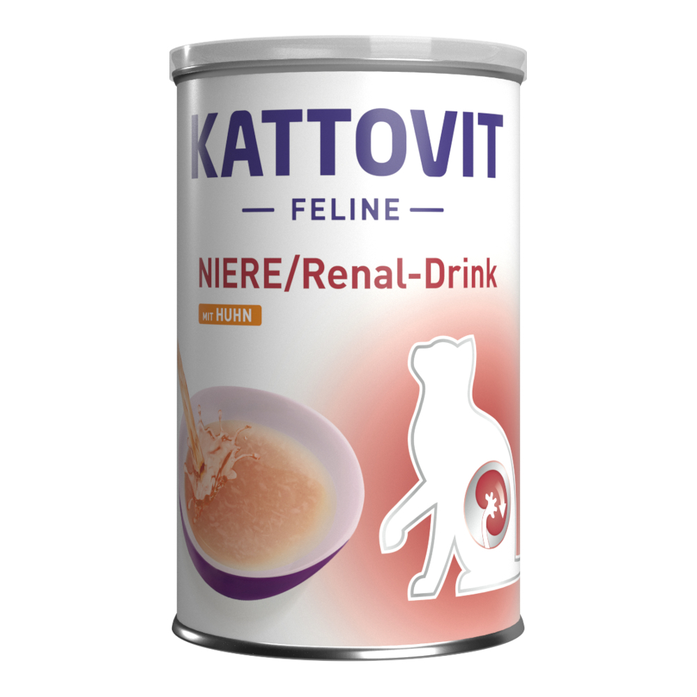 Kattovit Drink Renal napój wspomagający pracę nerek - Kaczka, 12 x 135 ml miniaturka