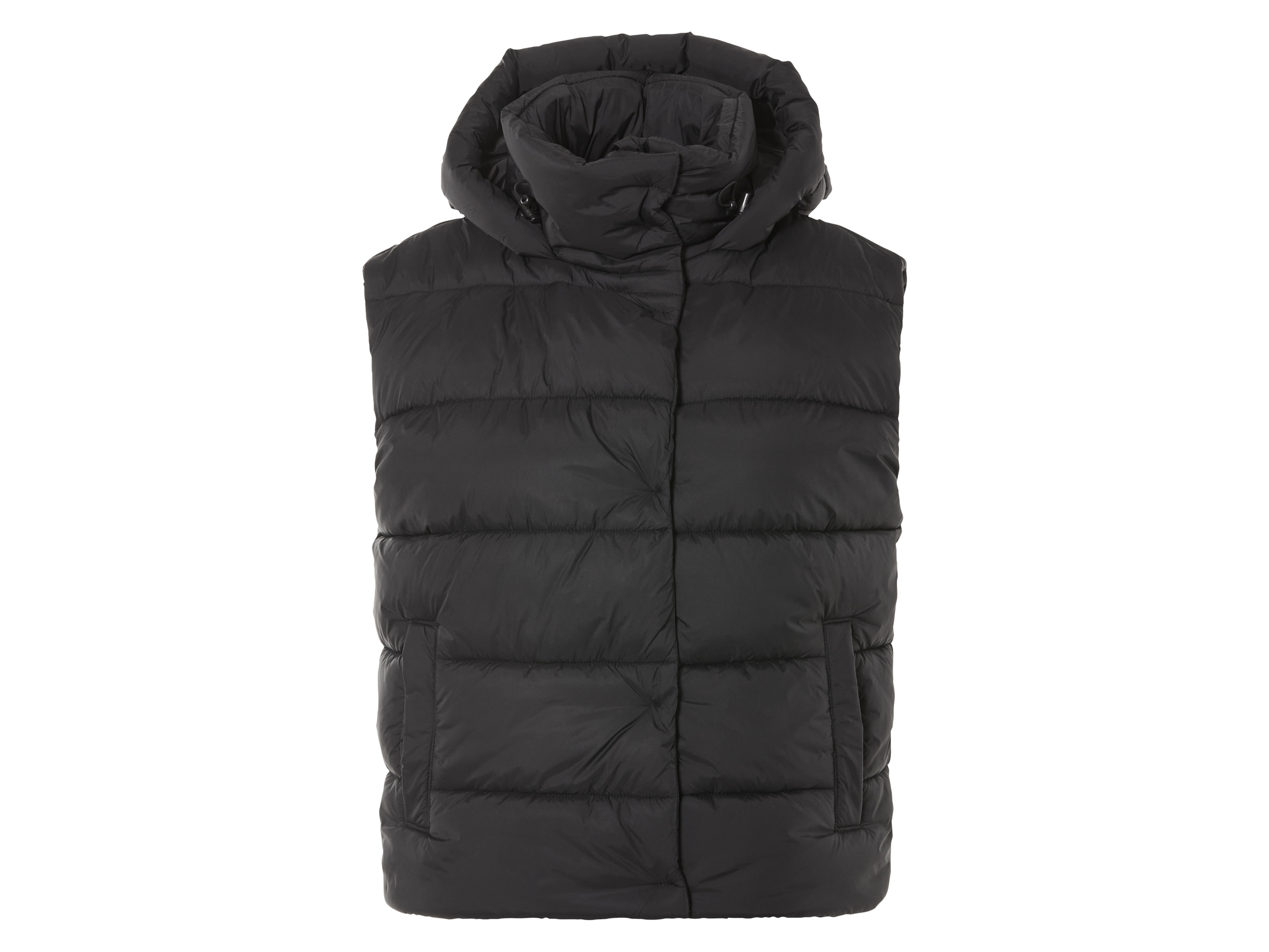 esmara® Kamizelka damska, ocieplana, pikowana (XL(48/50), Czarny)