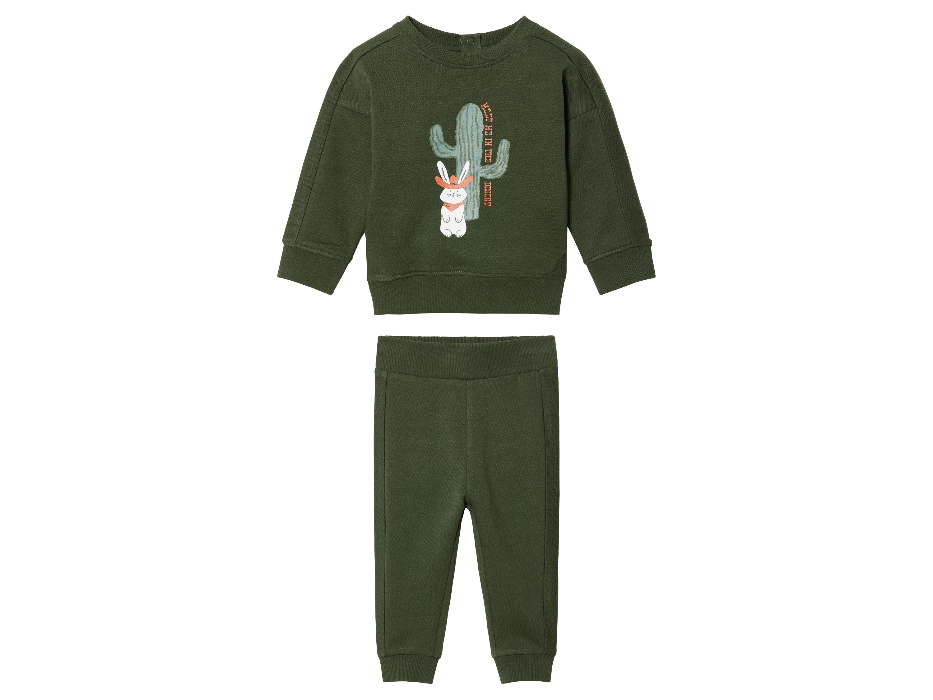lupilu® Dres niemowlęcy z bawełny organicznej (62/68, Ciemnozielony)