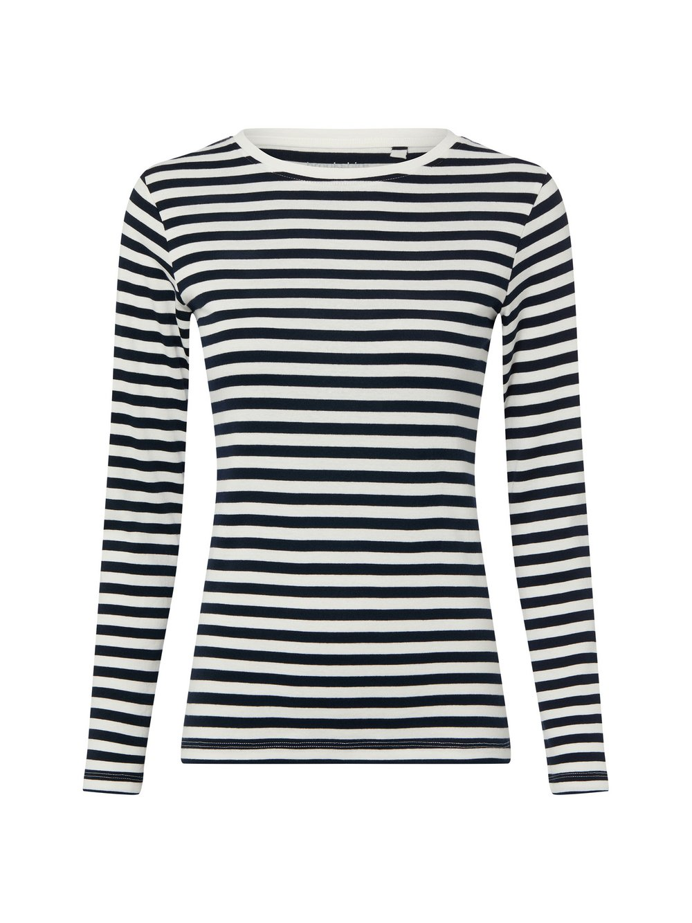 brookshire Damska koszulka z długim rękawem Kobiety Bawełna niebieski|biały, XXL
