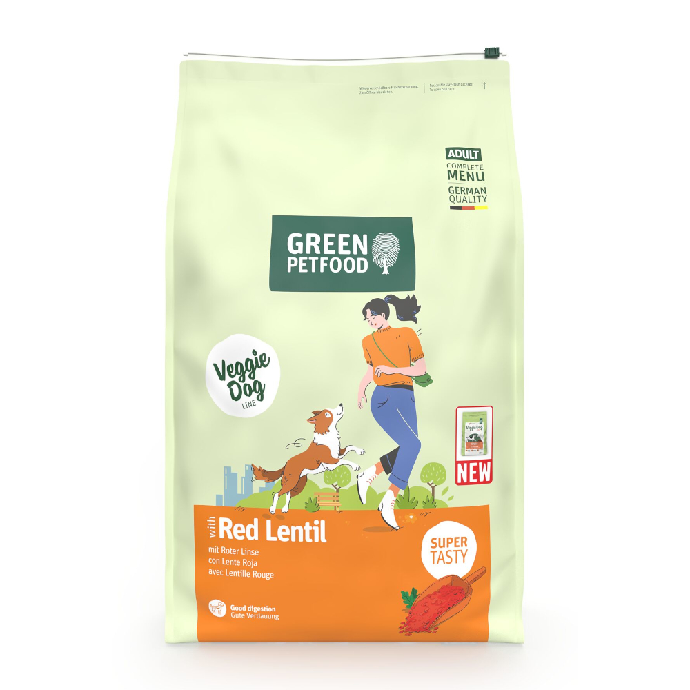 Green Petfood, z czerwoną soczewicą - 10 kg