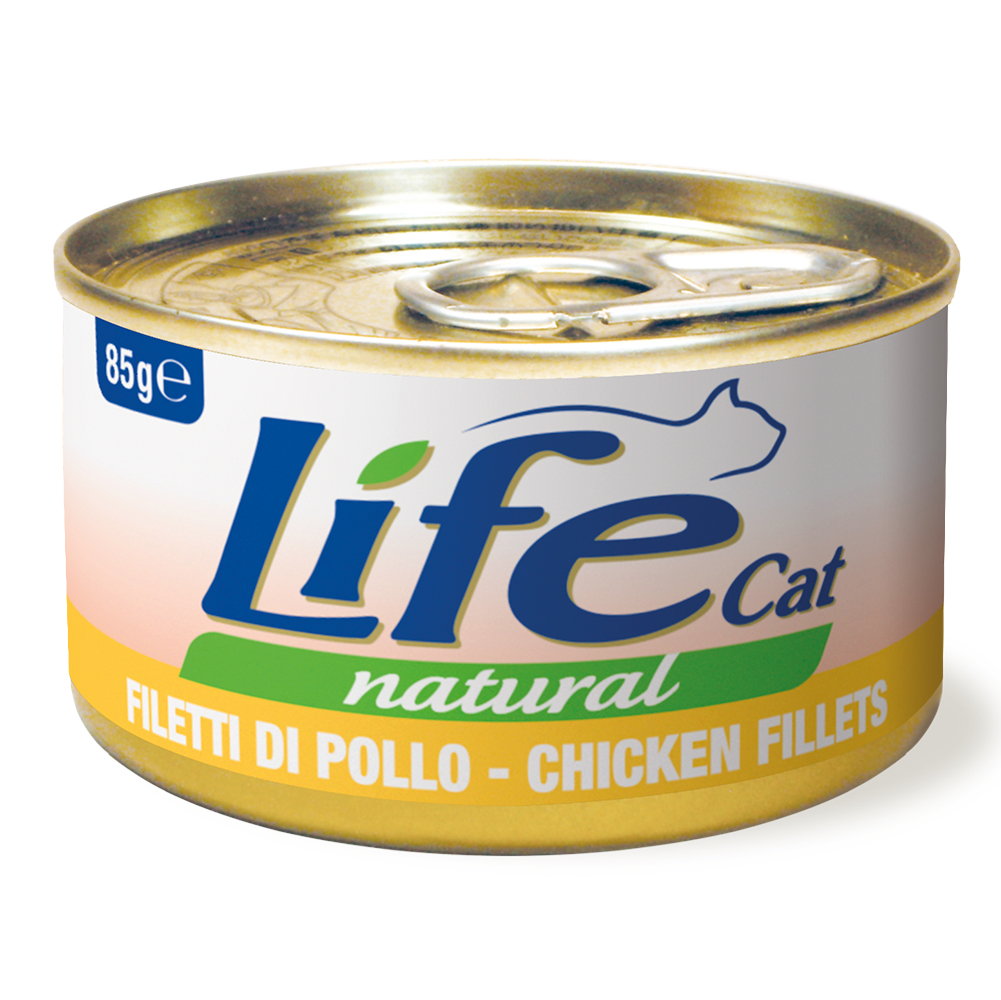 Korzystny pakiet Life Cat Natural Adult, 24 x 85 g - Kurczak