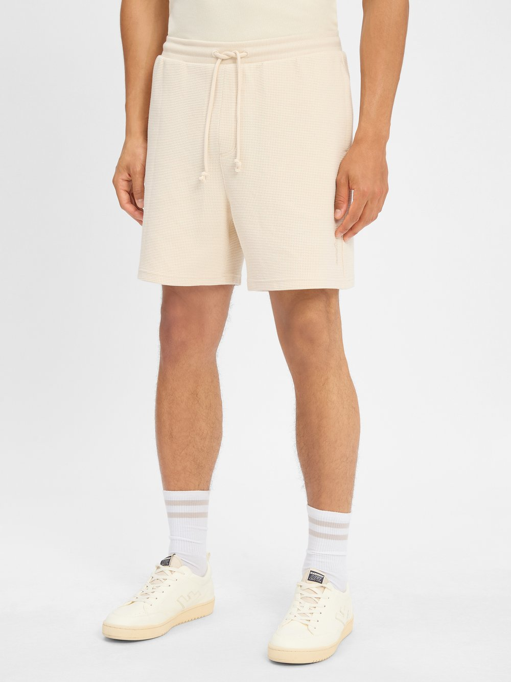 Tommy Jeans Szorty Mężczyźni Bawełna beżowy, XL