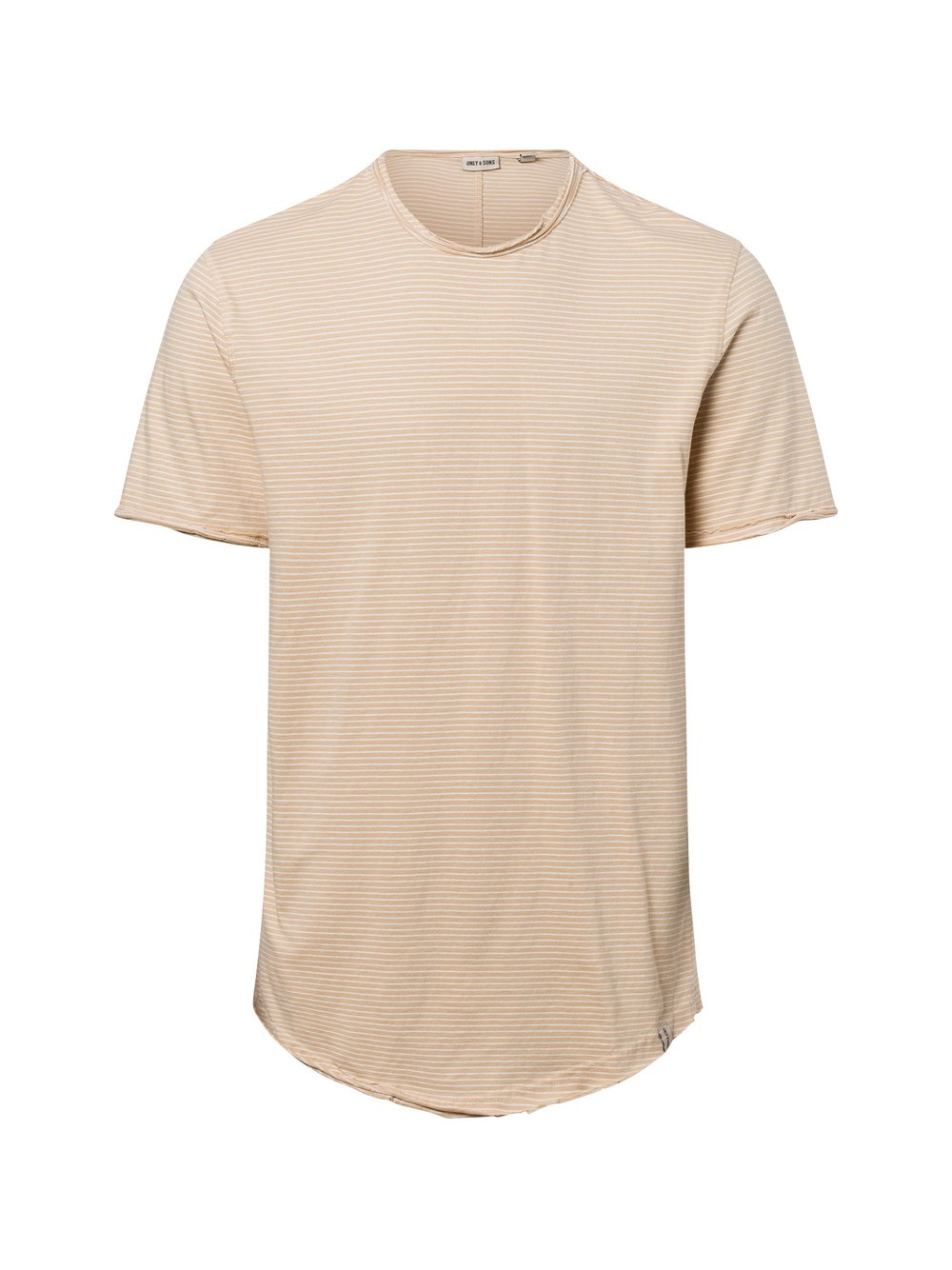 Only&Sons Koszulka męska - Onsbenne Mężczyźni Bawełna beżowy, XL