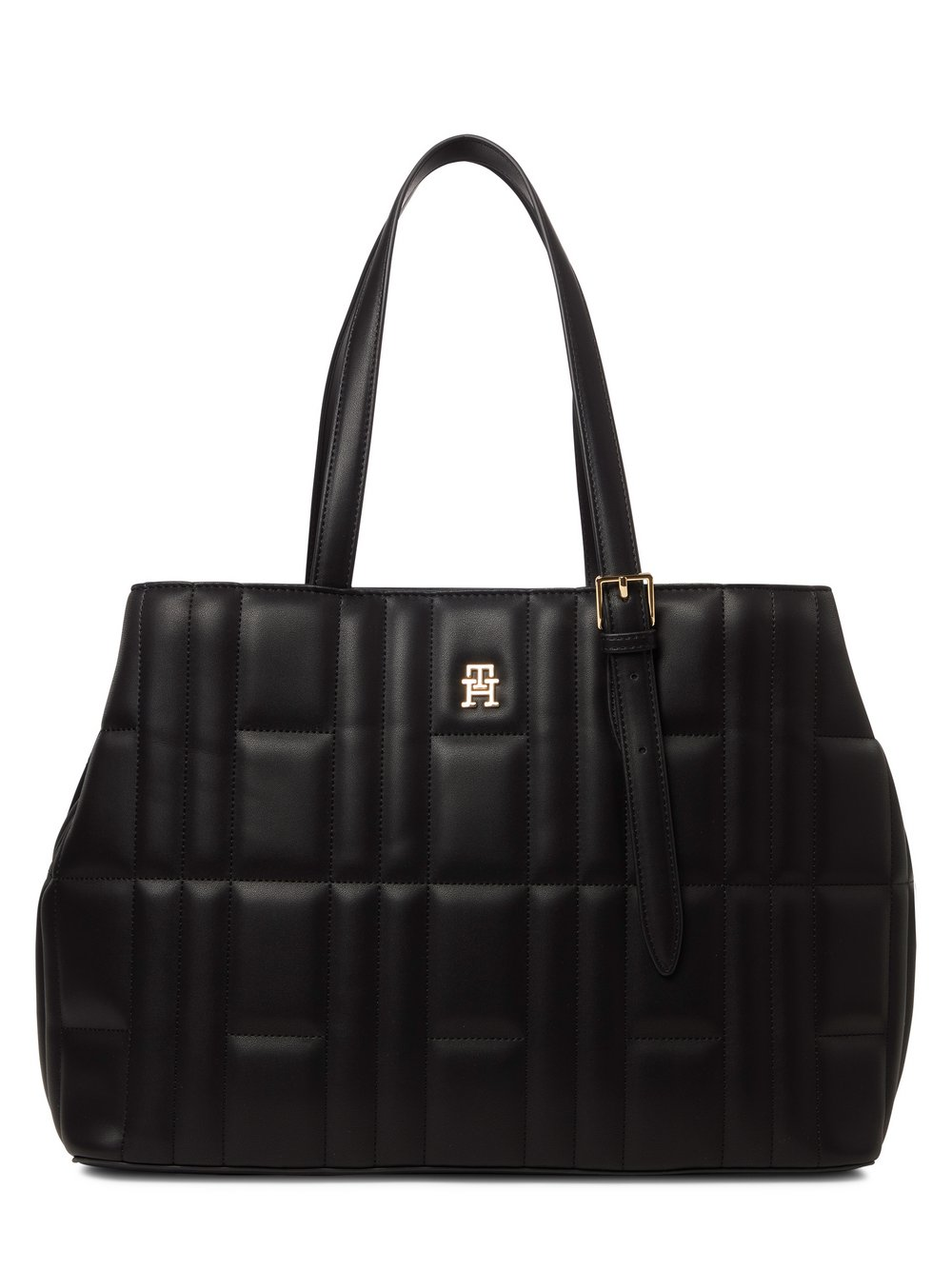 Tommy Hilfiger Damski shopper Kobiety Sztuczna skóra czarny, ONE SIZE