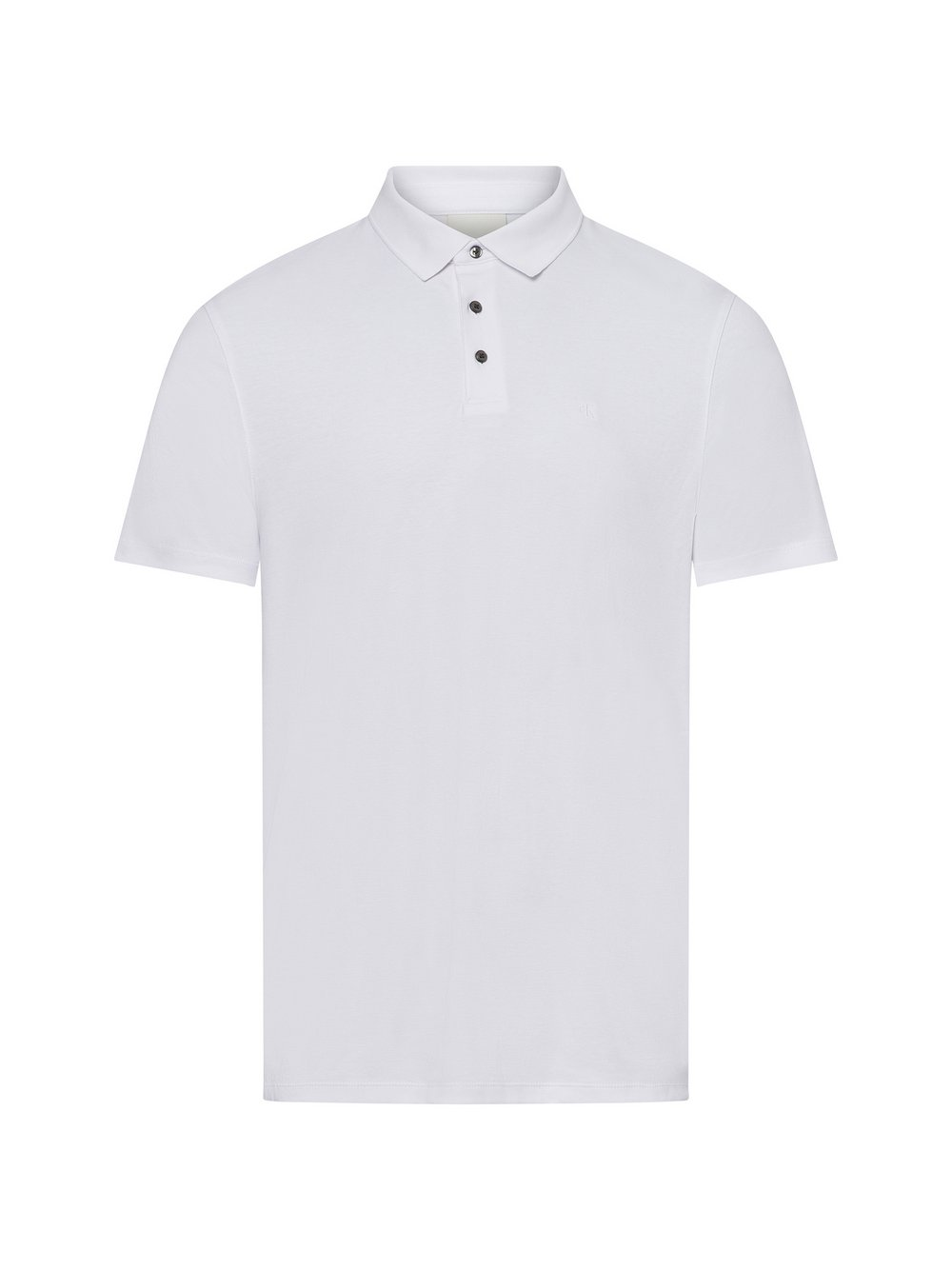 Calvin Klein Męska koszulka polo Mężczyźni Bawełna biały, XXL