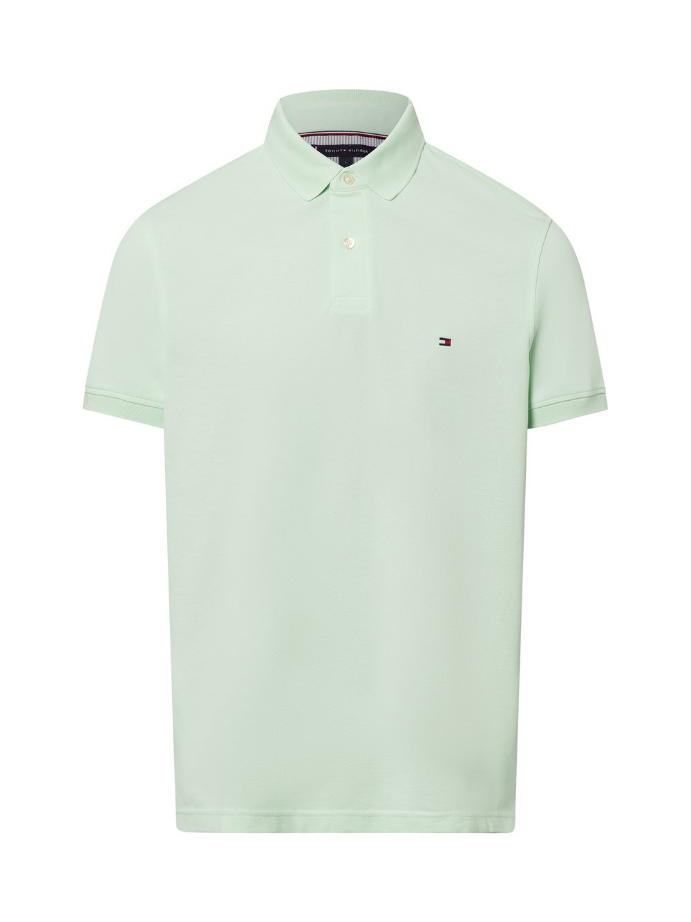 Tommy Hilfiger Męska koszulka polo Mężczyźni Bawełna zielony, M