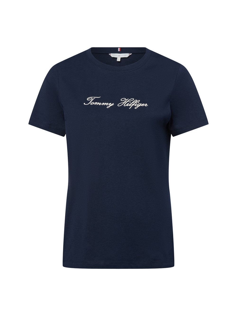 Tommy Hilfiger Koszulka damska Kobiety Bawełna niebieski jednolity, M