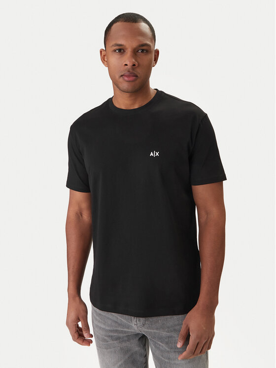 Armani Exchange T-Shirt XM001568 AF10358 UC001 Czarny Regular Fit
