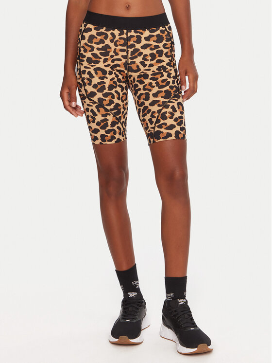 Reebok Szorty sportowe Erica RK25159CCW Beżowy Slim Fit
