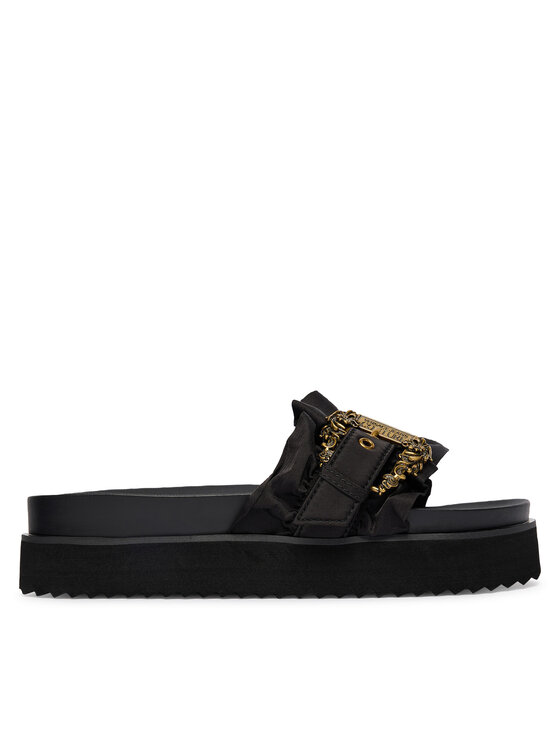 Versace Jeans Couture Klapki 80VA3SM5 Czarny