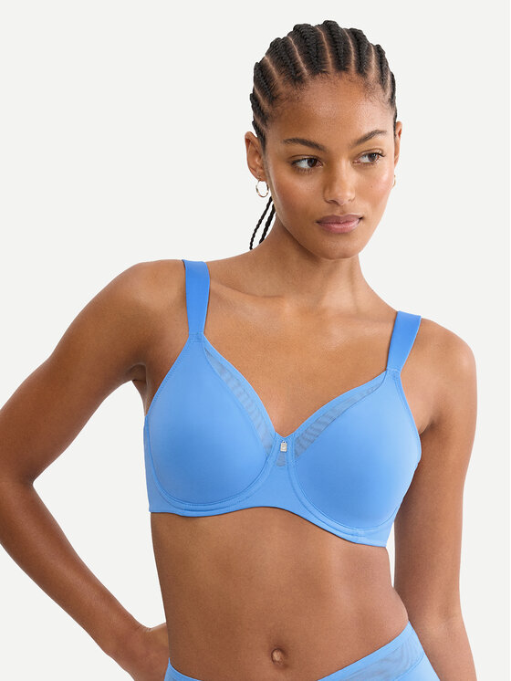 Triumph Biustonosz z fiszbiną True Shape Sensation 10218201 Niebieski