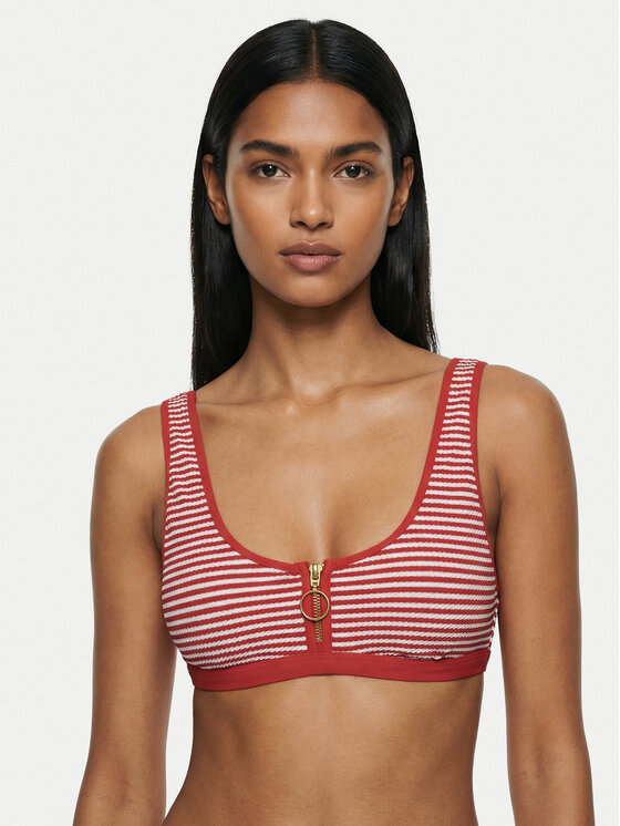 Seafolly Góra od bikini Clubhouse 31549-281 Pomarańczowy