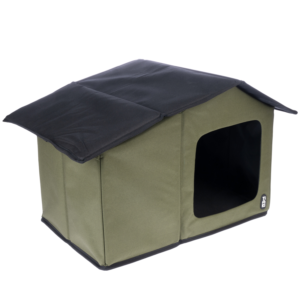 TIAKI domek dla kota Camo - Dł. x szer. x wys.: 58 x 42 x 37 cm miniaturka