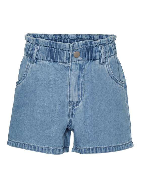 Vero Moda Girl Spodnie materiałowe 10286434 Niebieski Straight Fit