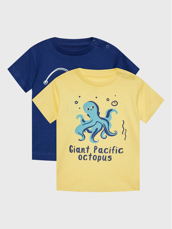 Zippy Komplet t-shirtów ZBBAP0303 23016 Kolorowy Regular Fit