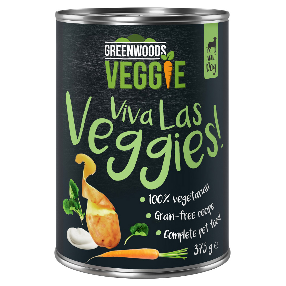 Greenwoods Veggie, jogurt z ziemniakami, marchewką i szpinakiem - 24 x 375 g