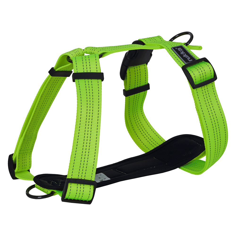 Rukka® Form Neon szelki, żółte - Rozmiar L: obwód w klatce: 80 - 130 cm, szer.: 40 mm