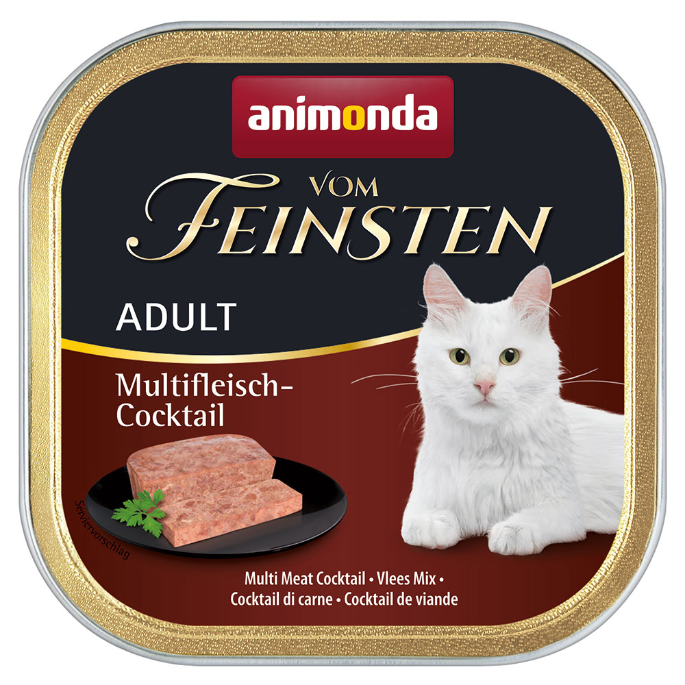 Megapakiet animonda vom Feinsten Adult, 32 x 100 g  - Koktajl wielomięsny