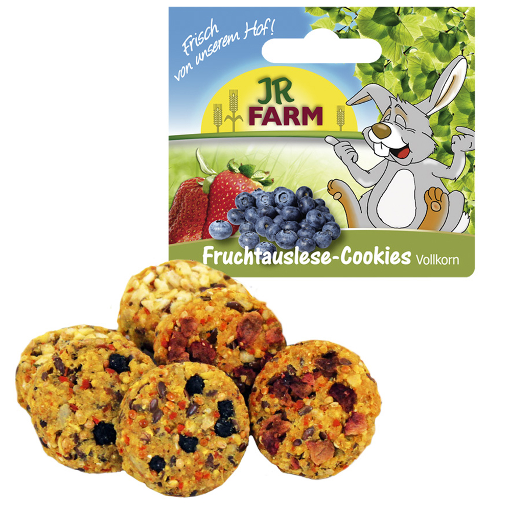 JR Farm Owocowo-warzywne pełnoziarniste ciasteczka - 6 szt. (120 g) miniaturka