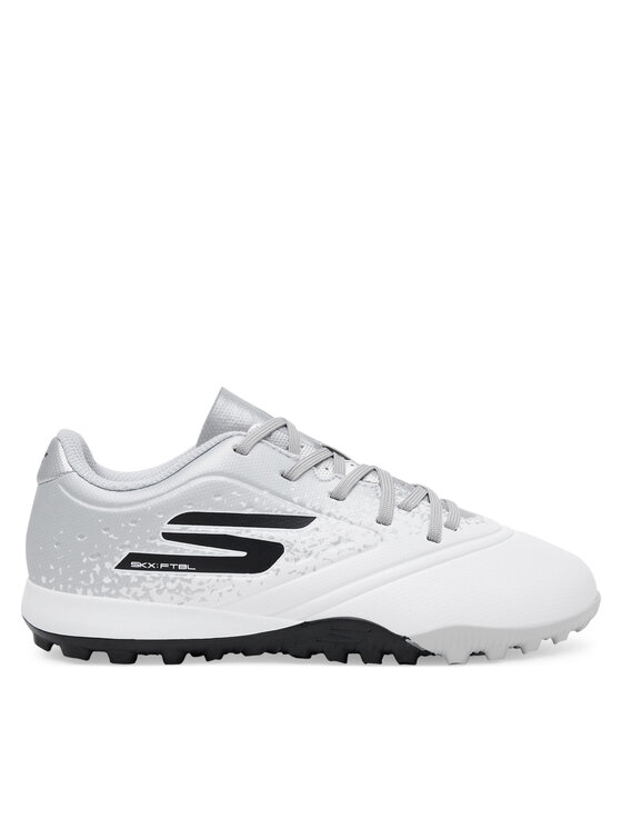 Skechers Buty do piłki nożnej Razor 1.5 Jr Youth Tf 252061L/WSL Biały