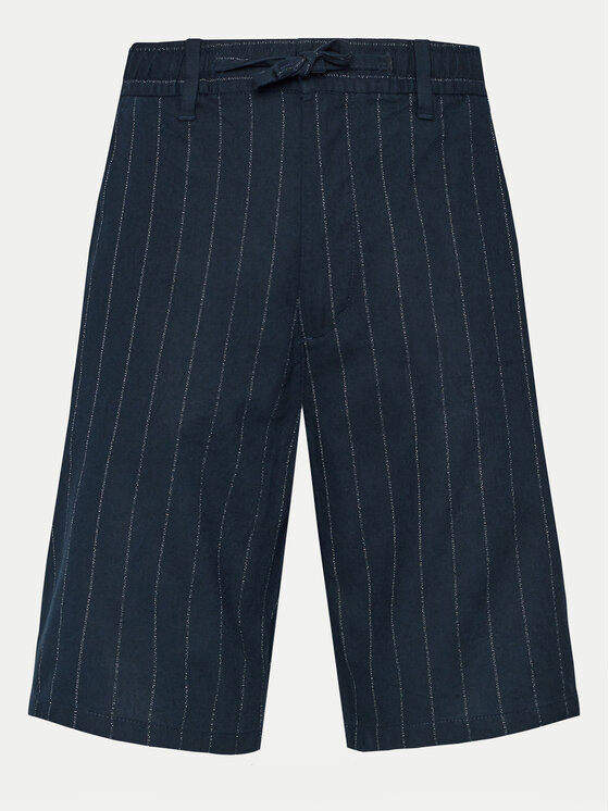 s.Oliver Szorty materiałowe 2143831 Granatowy Relaxed Fit