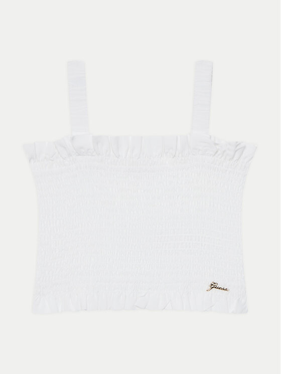 Guess Top J5GH01 WG5S2 Biały Regular Fit