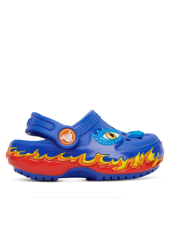 Crocs Klapki Toddler Classic IAM Dragon Lights Clog 212510 Niebieski