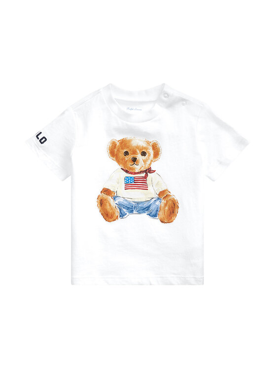 Polo Ralph Lauren T-Shirt 320844731001 Biały Regular Fit