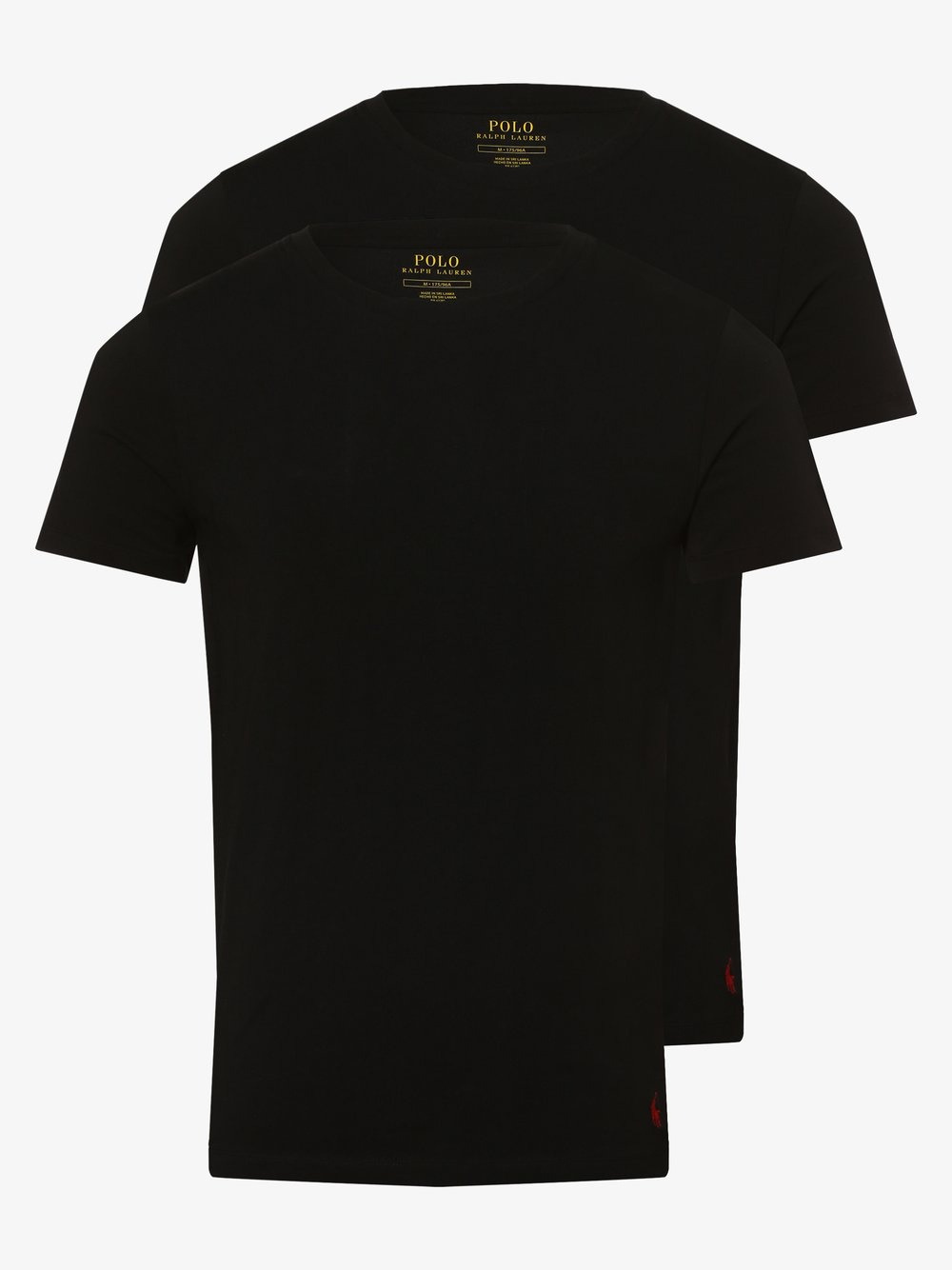 Polo Ralph Lauren T-shirty pakowane po 2 szt. Mężczyźni Dżersej czarny, XL