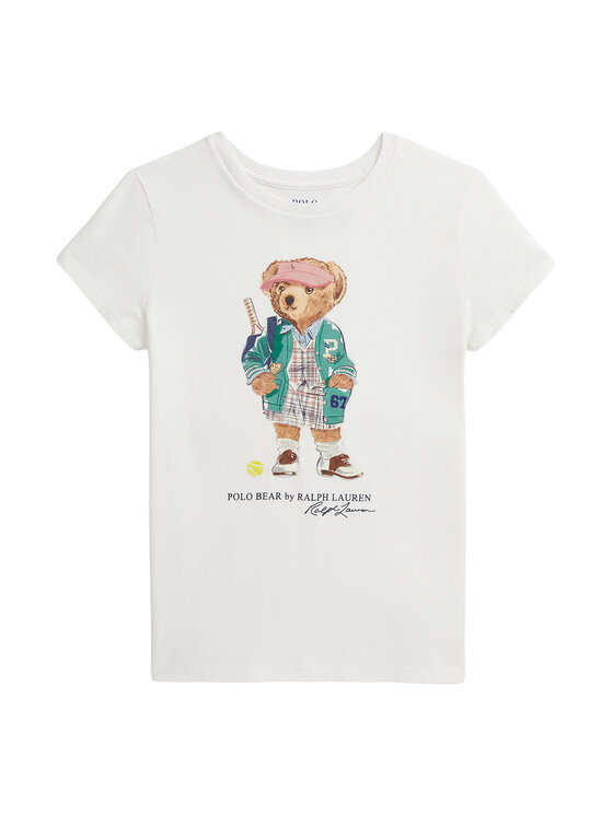 Polo Ralph Lauren T-Shirt 313971122002 Biały Regular Fit