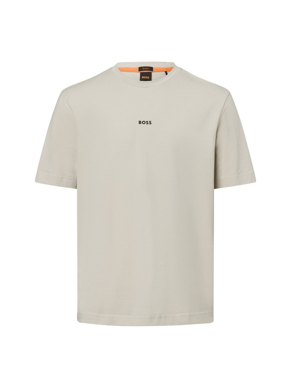 BOSS Orange T-shirt męski Mężczyźni Bawełna beżowy, XXL