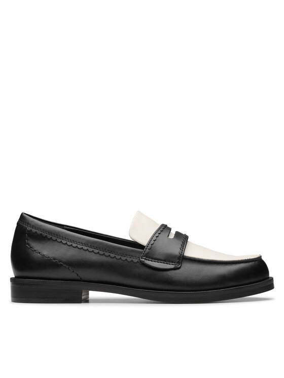 Clarks Mokasyny Straven Edge 26181270 Czarny