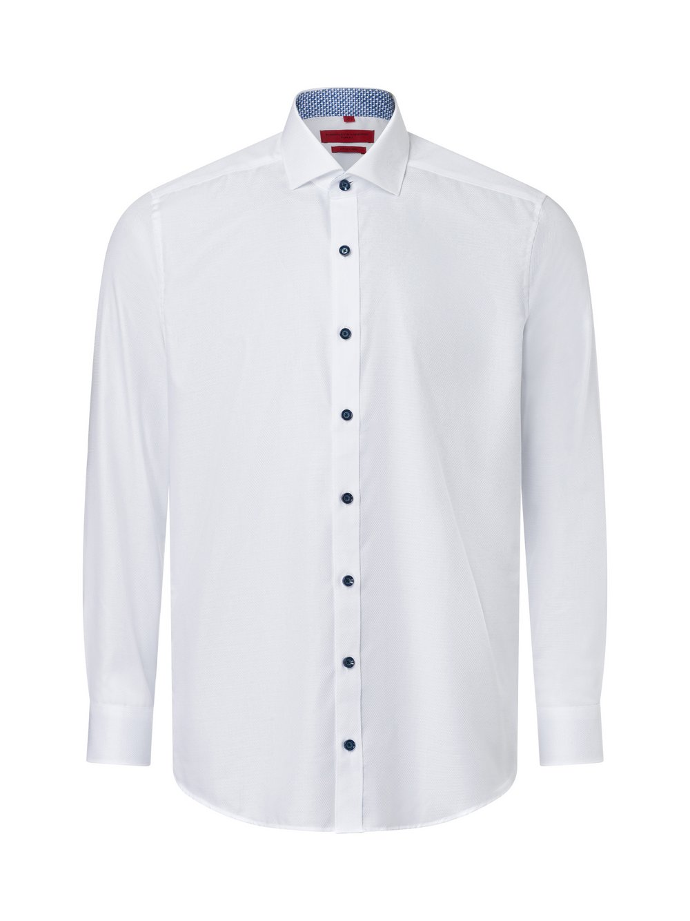 Finshley & Harding Męska koszula biznesowa Mężczyźni Slim Fit Bawełna biały, 37