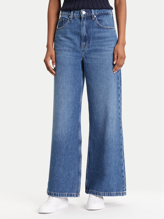 Tommy Hilfiger Jeansy WW0WW45675 Granatowy Slim Fit