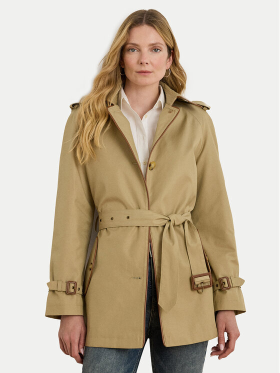 LAUREN RALPH LAUREN Trencz 297979525001 Beżowy Regular Fit