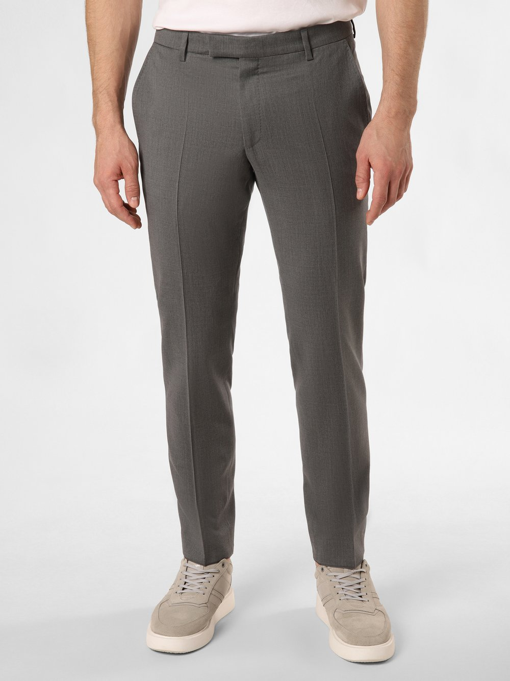 JOOP! Spodnie - Blayr Mężczyźni Slim Fit Wełna szary, 54